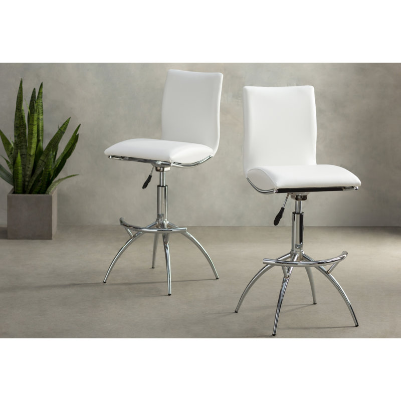 Guttenberg Adjustable Height Swivel Bar Stool & Reviews AllModern